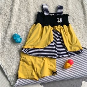 Bumblebee inspired two-piece outfit 🐝